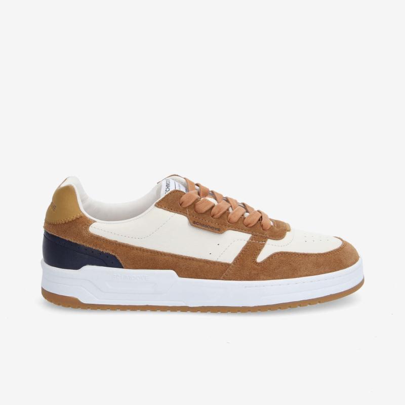 BROOKLYN PREPPY M - NAPPA/SUEDE - BEIGE/CAMEL